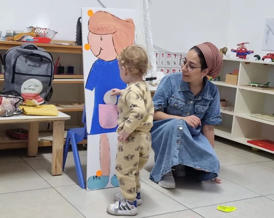 רגע מתוך הפעילויות של תיאטרון בעקבות הסיפורים